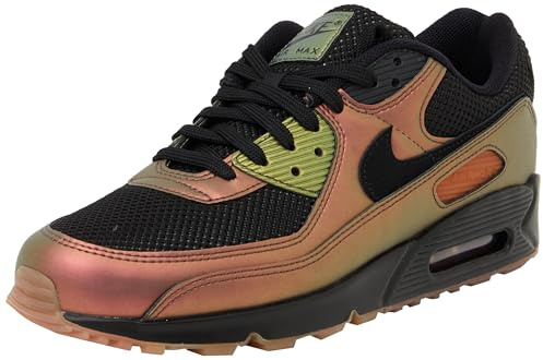 Nike HQ4042-001 AIR MAX 90 Herren Black/Black-Dark Russet-METALLIC Copper EU 45