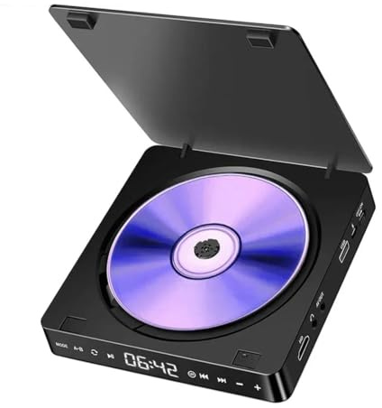 DVD-spelare, DVD-spelare KC-708 HD 1080P Bärbar CD VCD Hifi Stereo Videospelare Work for TV Projector