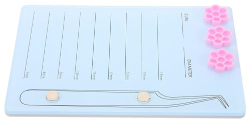 FOMIYES Supporto Vassoio in per di Pinzette Applicazioni e Magnetico per Extension Acrilico Leggero Multipurpose Allungamento Processi di Estensione Ciglia