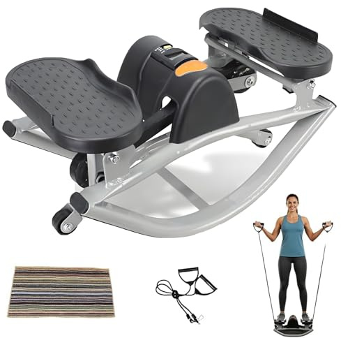 NYANS Rock Stepper, Attrezzo per Allenamento a Casa - Stepper Laterale a Dondolo per Fitness, Allenamento del Core delle Gambe e dei Glutei, per Palestra Casa,Unisex