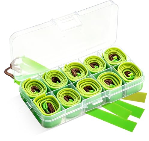 Feirdhoo Lot de 10 caoutchoucs verts de rechange pour lance-pierre Twin extra fort, idéal pour adultes et tir précis