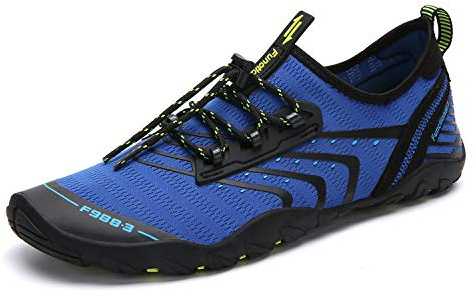 SAGUARO Water Shoes for Women Men Quick Drying Wet Beach Aqua Shoes for Swim Sea Surfing Diving Sailing Pool Lightblue 41 EU/7.5 UK