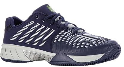 K-Swiss Performance Män Express Light 3 HB Tennis Shoe, Peacoat/Grå Violet/Lime Green, 44,5 EU, Peacoat grå violett limegrön, 44.5 EU