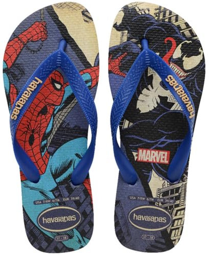 Havaianas – Top Marvel Classics, bequeme, leichte und strapazierfähige Flip-Flops, mit Marvel-Superhelden-Comic-Motiven, Herren