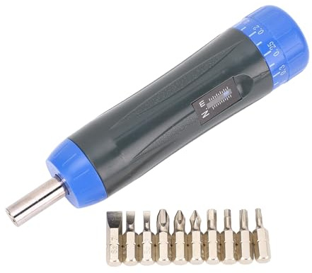 Digitaler Drehmoments Ch Rauber 0,2~1,2 N.m vor Eingestellter Drehmoments Ch Rauber 1/4 Antriebs Drehmoments Ch Rauber mit 10 Stück Bits Einstellbar Wartung Fahrrad Reparatur