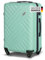 Xonic Design Reisekoffer - ABS Hartschalen Koffer mit 360° Leichtlauf-Rollen - hochwertiger Trolley mit Zahlenschloss in M-L-XL oder Set (Mintgrün, XL)