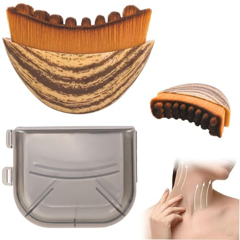 Lymphatic Contour Face Brush, The Lymphatic Drainage Massager for Face and Body, Dry Brushing Face Brush, Chin & Jawline Sculpting, Ergonomically Designed to Fit The Skin Precisely and Relieve Fatigue