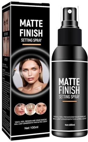 KOAHDE Spray Fixateur de Maquillage,Fixateur Setting Spray Mate Finish,Professional Makeup Spray Fissante per Makeup,Makeup Revolution,Super Fix Misting