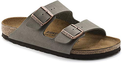 Birkenstock Classic Arizona Birko-Flor 151211, Pantoletten, Braun (Stone 972), 36 EU (3.5 UK)