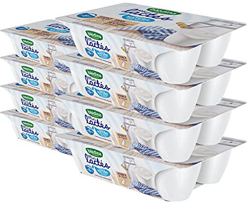 Blédina, Mini Lactés pour bébé, Dès 6 Mois, Nature sans Sucres Ajoutés, 8x(6x55 g)