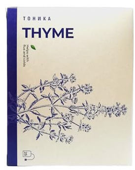 THYME Thé - Réduction de l'inflammation, assistance respiratoire, santé gastro-intestinale - boîte de 25 sachets de thé (1)