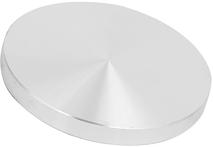 QUARKZMAN 100mm Disco Alluminio x 1pz Disco Circolare Ferramenta per Tenere Vetro Tavolo o Sedia, [tono Argento, M10 filettatura]