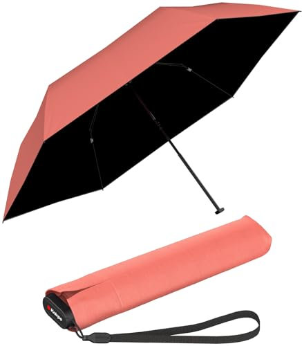 Knirps Taschenschirm US.050 Ultra Light Slim Manual mit UV- und Hitzeschutz - Salmon