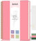 PYNEX Notizbuch A4 Dotted,Bullet Dotted Journal, Ringbuch,21.5 x 27.9cm, 105gsm, Mit Lesezeichen - Lineal, Innenfach und dickem - Rosa