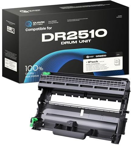 Quark DR2510 Trommel Kompatibel für Brother DR-2510 Trommeleinheit für Brother HL-L2400DWE HL-L2400DW HL-2445DW DCP-L2620DW DCP-L2627DW DCPL2660DW MFC-L2835DW MFC-L2800DW MFC-L2860DWE (Nicht Toner)