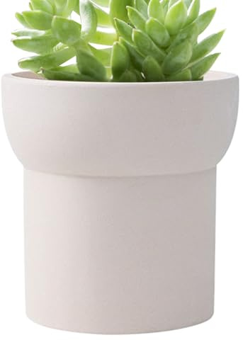 Vaso per piante in ceramica, vaso da fiori da interno in ceramica con drenaggio, contenitore moderno ornamento con fori di drenaggio, per orchidee Monstera, aloe, cactus, bonsai, pavimento da tavolo