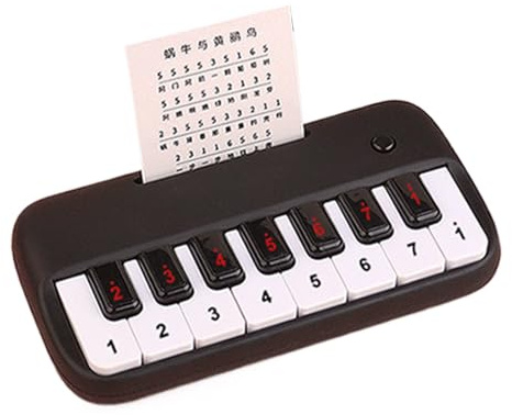 Mini Pianoforte A Tastiera: Strumento Musicale Da Viaggio Compatto A 15 Tasti, Giocattolo Didattico Portatile, Design Facile Da Suonare | Educazione Musicale Precoce Per Bambini, Divertimento Interatt