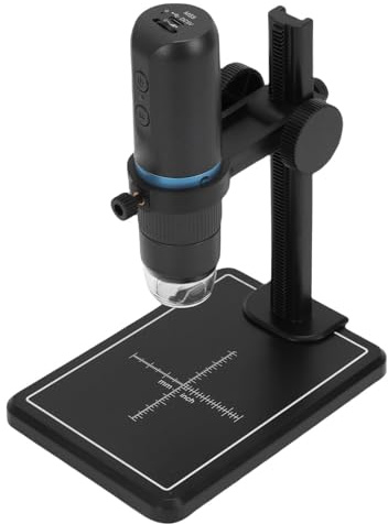 FILFEEL Kit Microscopio Digitale 1000X WiFi 1080P HD Microscopio Elettronico USB per l'educazione STEM Osservazione degli Animali Studio delle Cellule Vegetali Ispezione del Circuito con Supporto