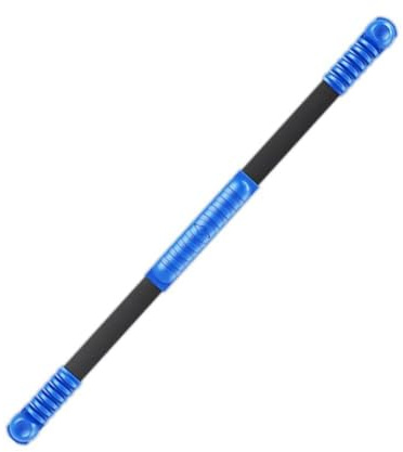 Bâton oscillant multifonctionnel, barre flexible d'entraînement avec vibration haute fréquence, barre d'exercice physique pour renforcement musculaire, 90 cm