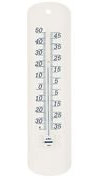 JPC 179132 Wandthermometer aus Polystyrol, weiß