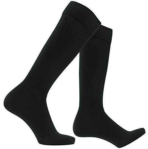 Imperméable et respirant Chaussettes, [certifié SGS] Randy Soleil Unisexe Longueur au genou randonnée Trekking Chaussettes de ski 1 paire, Enfant, 1 Pair-Black