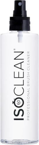 ISOCLEAN Makeup Brush Cleaner - Spray Top, 525ml | Gentle Daily Use Solution, Dries in 60 Seconds, Aloe Vera Enriched, Reduces Product Buildup, Improves Application
