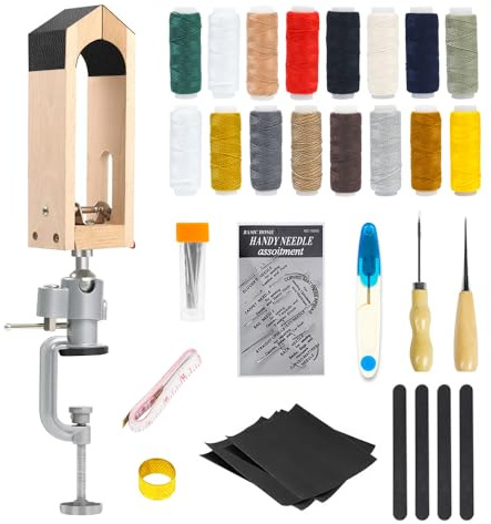 FASTTOBUY Leder Stitching Pony für DIY Hand Stitching Leder Klemmen (Universal Rotierendes Pony)