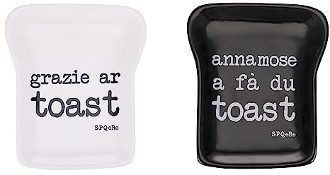 Villa d'Este Home Tivoli Set 2 Piattino toast in ceramica, S.P.Q.eRe