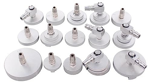 Bremsenentlüftungsgerät Bremse Bremsenentlüftung Adapter Satz Druckluft Bremsenentlüfter Hauptbremszylinder Entlüftung Werkzeugsatz Bremsflüssigkeitsadapter Set Bremsflüssigkeitsentlüfter für Auto KFZ