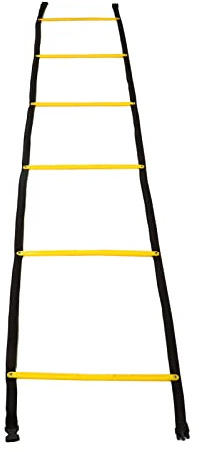 Topyond Agility Ladder, Speed Agility Training Ladder, 8.5ft 6 Rungs Soccer Training Equipment, 2.6m Fixed Agility Ladder Speed Training Equipment for Football Basketball