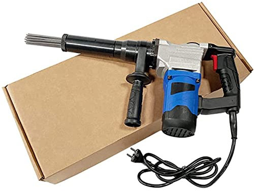 MZBDYYF Electric Needle Scaler, 1100W High Power Industrial Grade Electric Needle Scaler HandHeld Needle Derusting Gun Electric Jet Chisels for Removal of Rust, Weld Slag and Paint,220V