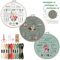 Getyjoe Stickerei Set, Blumenmuster Pflanzen Stickset für Anfänger Embroidery Kit, Sticken Set Erwachsene mit Bambus Stickrahmen, Werkzeuge und Beschreibung, Kreuzstich Set für DIY Kunst, Handwerk