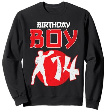 Boxen 14 Jahre alt Geburtstag MMA Kampfsport Jungen Sweatshirt