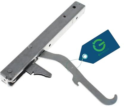 G GRIMALDI Cerniera Porta Forno - Compatibile con Modelli Indesit e Ariston - Codice C00264057 / 096191
