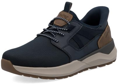 Rieker Sneaker basse da uomo 06051, con inserto sciolto, Blu 14., 43 EU Weit