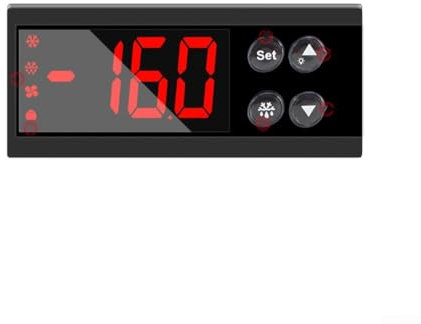 ReachMall Temperature Switch Controller, -50℃~99℃Digital Display Thermostat Module, Digital Display High Low Temperature Alarm Thermostat(12-24v)