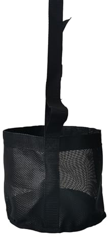 SkyPOOU Bolsa de alimentación para caballos, cubo de heno para remolque, alimentador con correa para el cuello, bolsa de heno para alimentación de caballos
