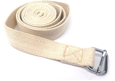 Didiseaon Ceinture De Yoga Extensible 3 Mètres, Bande Élastique De Fitness en Coton Épais, Sangle D’Exercice Multifonction, Portable, pour Hommes Et Femmes, Étirement, Pilates Et Musculation