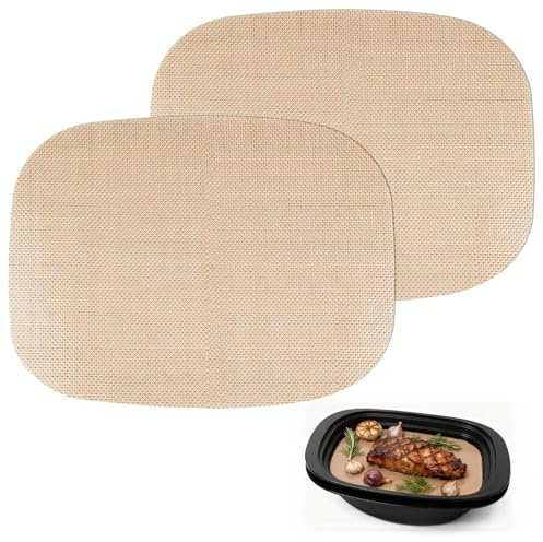 2 láminas permanentes para horno Thermomix TM7 Varoma, papel de horno reutilizable, antiadherente