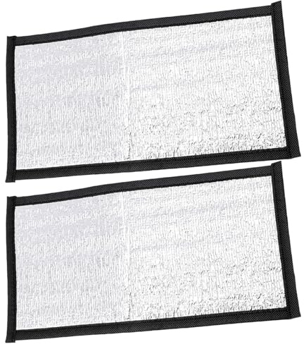 GRIRIW 2 Pezzi Tappetino Riscaldante per Rettili con Film Isolante Riflettente Riscaldatore Sottoterrario per Terrari Piccoli Distribuzione Uniforme Calore per Lucertole Tartarughe e