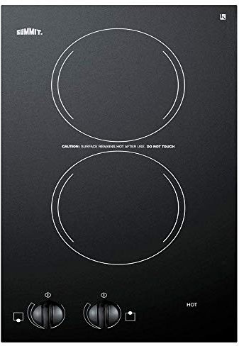 Summit Appliance CR2110 12 Electric Cooktop with 2 Burners Voltage: 110V