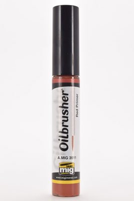 AMMO MIG-3511 Cepillo de Aceite de imprimación Rojo
