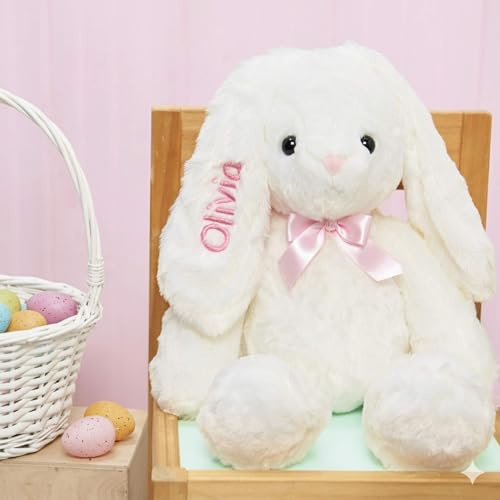 DIBSIES Personalized Hoppity Floppity Bunny 18 (Pink)