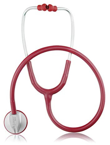 estetoscopio mecanico profesional una sola cabeza, estetoscopio plano de una sola cabeza profesional médico doméstico para niños adultos, sensible y claro (multicolor)