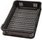 HaGa® Lagerkiste 59x39,5x11 cm - Obst- und Gemüsekasten stapelbar - Transportkiste 10kg in schwarz