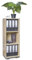 mutatio Ordnerregal Schmal Bücherregal 40,1 x 109,5 x 35 cm Regal Stehregal Klein Sonoma-Eiche Holzregal Büromöbel Bücherregal Meerzweckregal Aktenregal Aufbewahrungsregal Büro Möbel