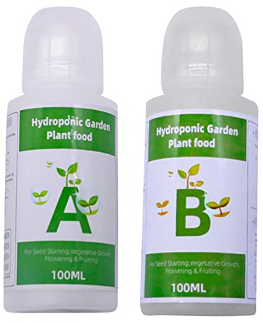 Engrais Bonsai Liquide Hydroponique - Engrais Universel Pour Potager Planters Hydroponiques Pour Interieur - Ensemble En Deux Parties A Et B De Nutriments Hydroponiques