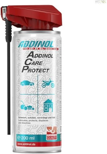 Addinol Care Protect ACP Spray | umweltfreundliches Multifunktionsspray für Auto, Fahrrad, Haus & Werkstatt | 200 ml Korrosionsschutz, Rostlöser, Schmiermittel, Reinigung, Pflege & Schutz, geruchslos