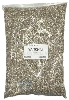 Sankhal Semoule de Mil 500g – Grains de Mil en Semoule – Céréale Sénégalaise Traditionnelle pour Bouillies & Plats Africains – 100% Pur Naturel
