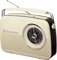 Roadstar TRA-1957/CR Radio Retro Analógica Crema - Radio (Personal, Analógica, FM,LW,MW, 87,5-108 MHz, 150-285 kHz, 1,2 W)